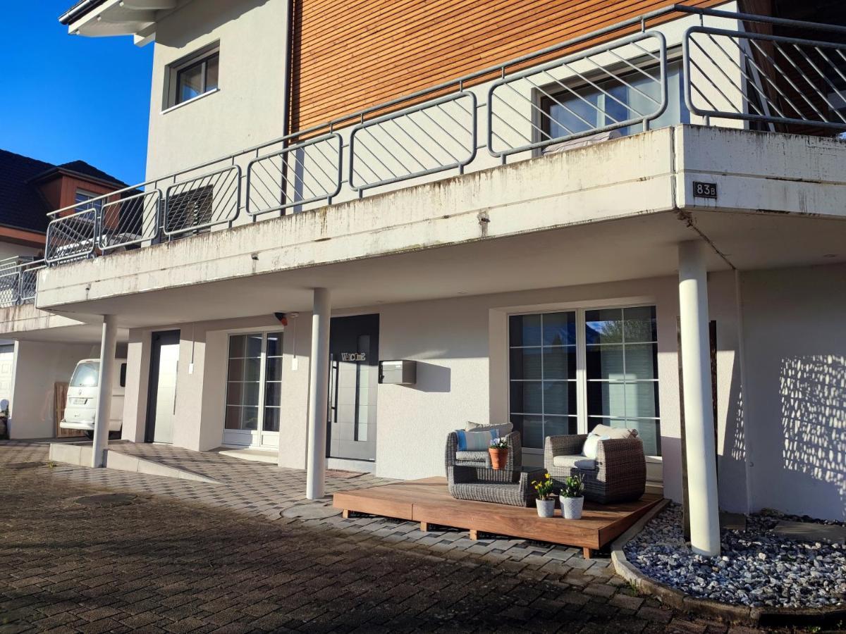 Kleine Auszeit - 2-Zimmer Ferienwohnung Spiez Exterior foto