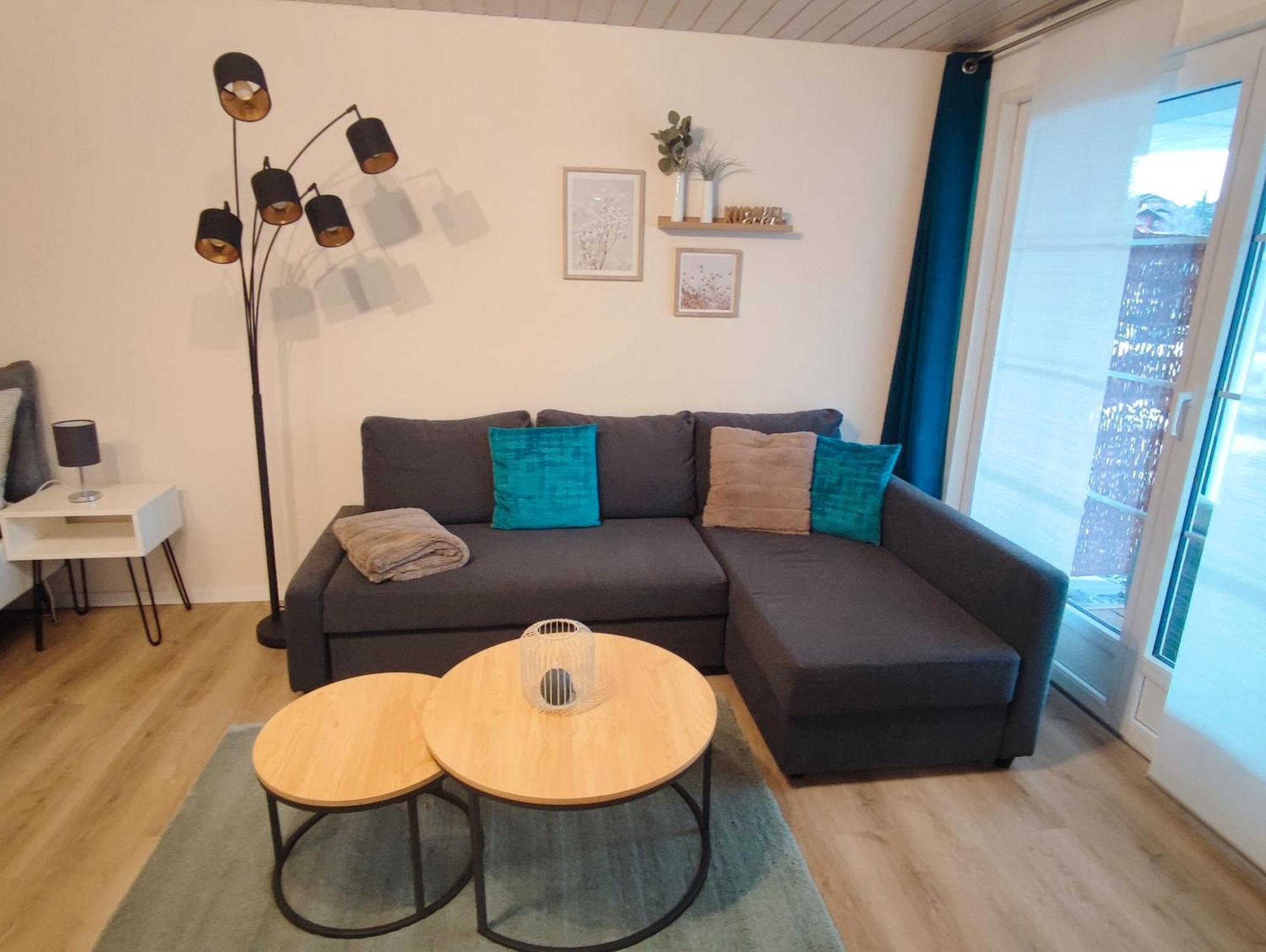Kleine Auszeit - 2-Zimmer Ferienwohnung Spiez Exterior foto
